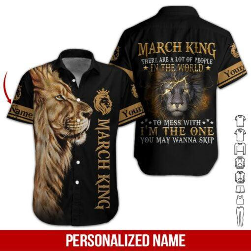 March Guy Personalized Hawaiian Shirt