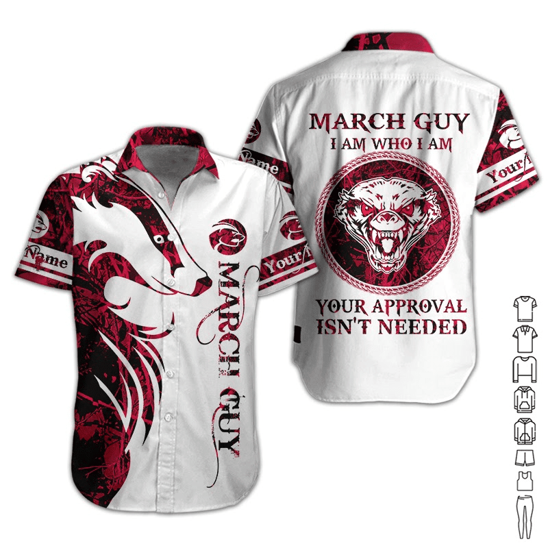 March Guy Personalized Hawaiian Shirt