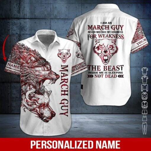 March Guy Personalized Hawaiian Shirt