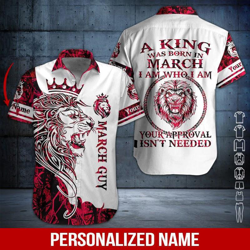 March Guy Personalized Hawaiian Shirt