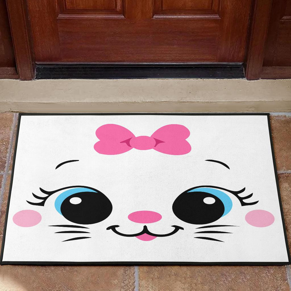 Marie cat 1 Rubber Doormats