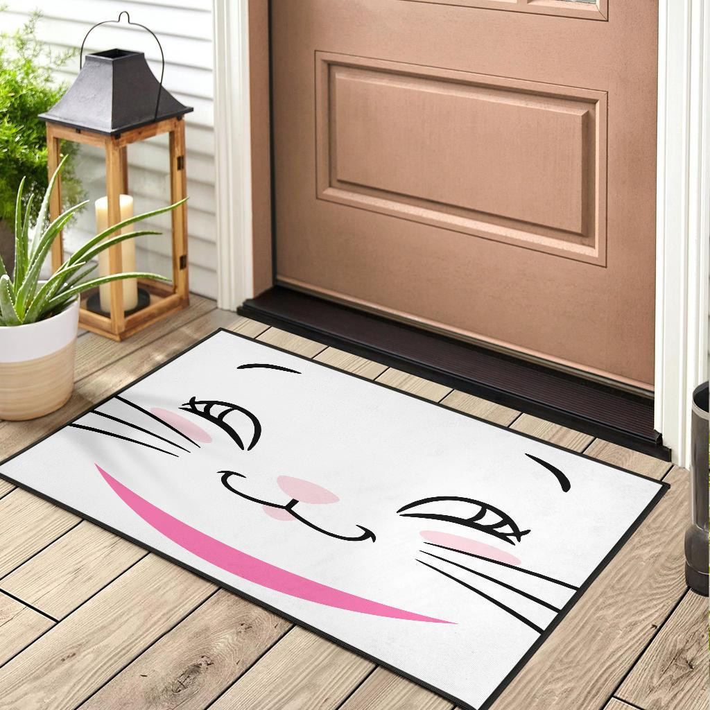 Marie cat Rubber Doormats - Image 3