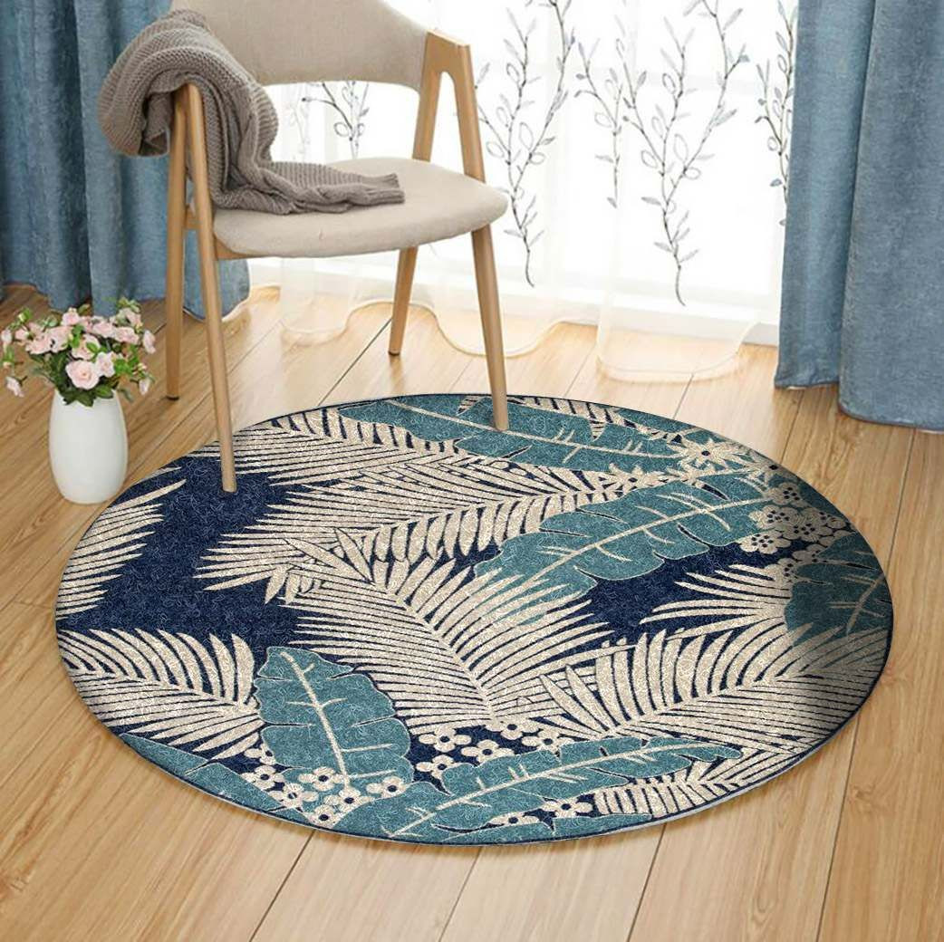 Marina Round Rug Carpet Bedroom Livingroom Home Decor