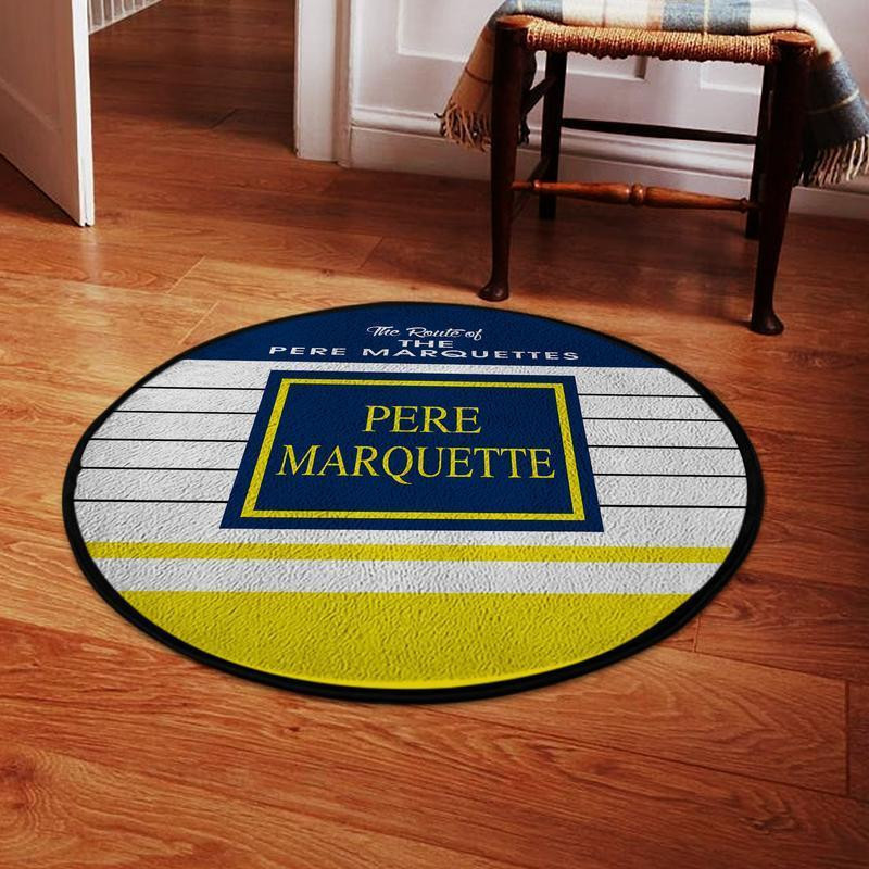 Marquette Living Room Round Rug Carpet Bedroom Livingroom Home Decor