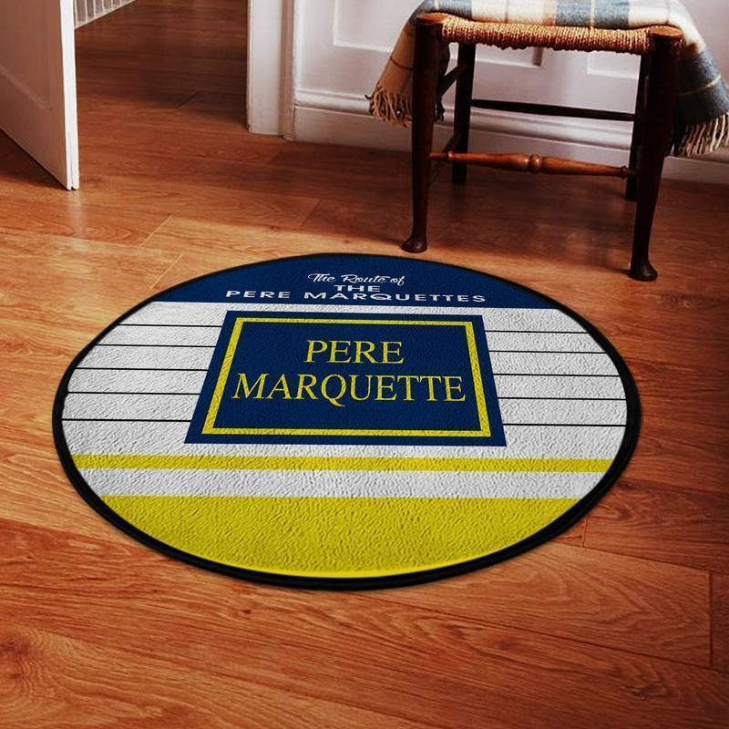 Marquette Round Rug Carpet Bedroom Livingroom Home Decor