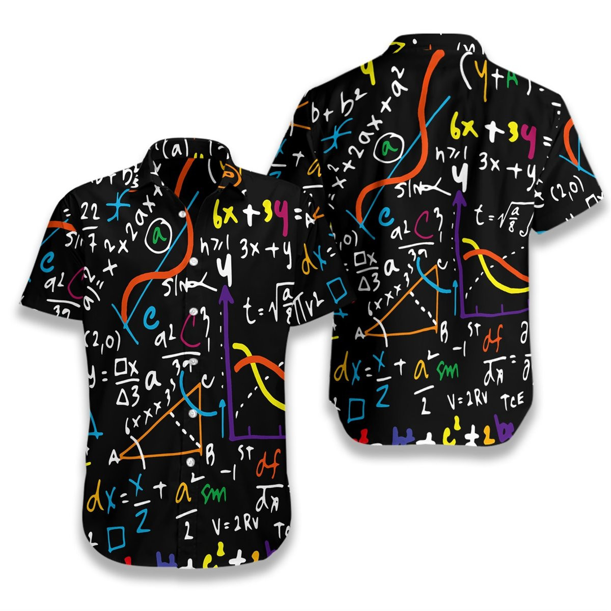 Math Teacher Seamless Hawaiian Shirt