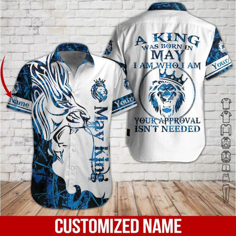 May King Personalized Hawaiian Shirt