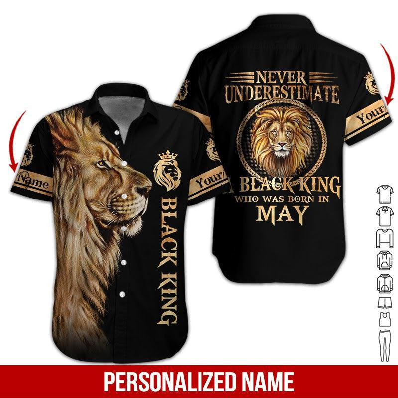 May King Personalized Hawaiian Shirt