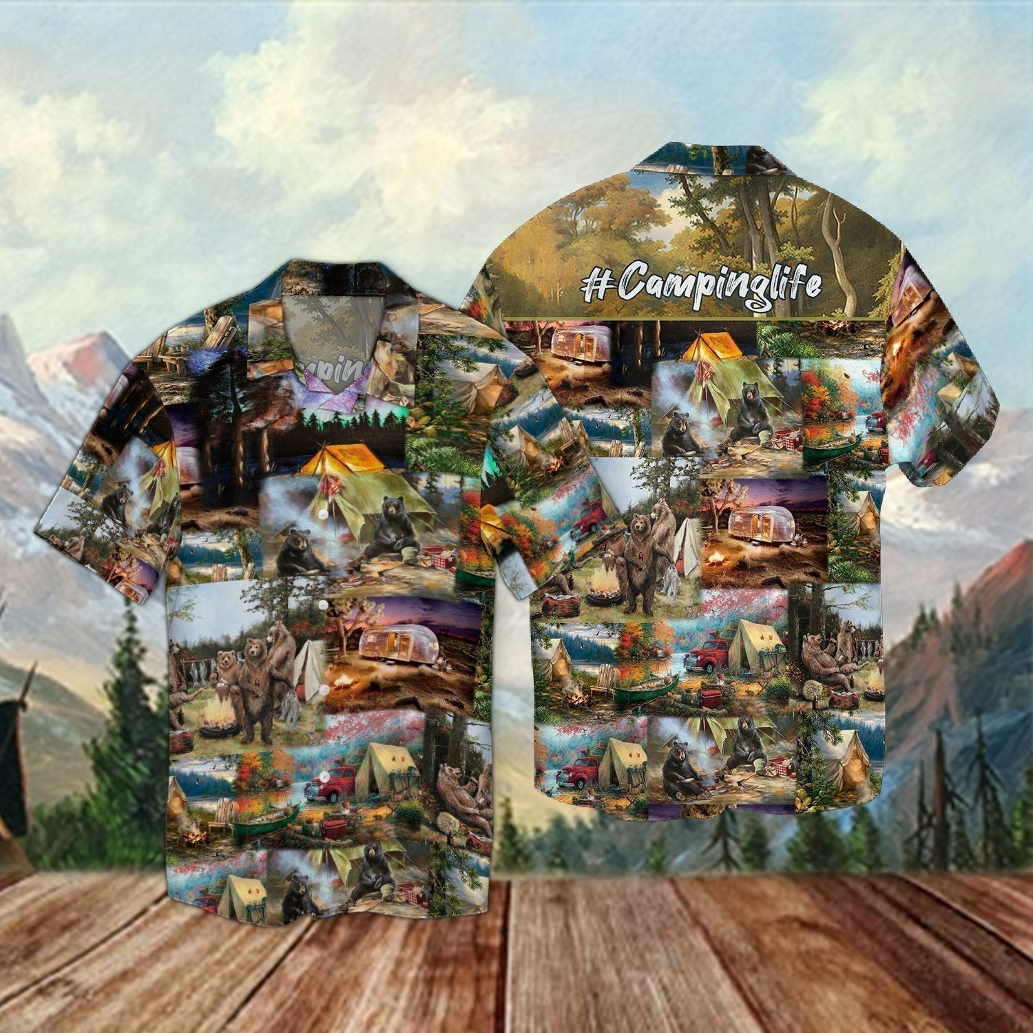 Memorable Camping Life Hawaiian Shirt