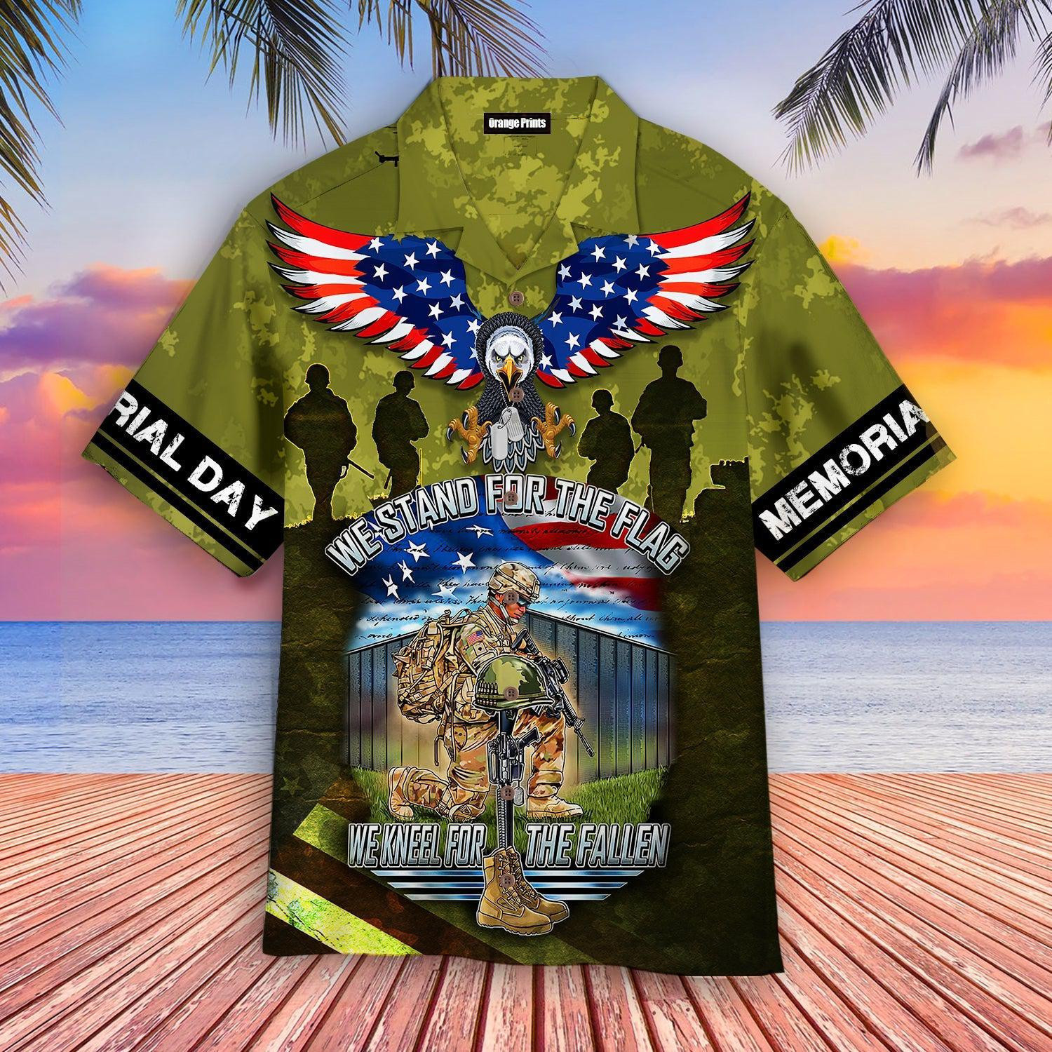 Memorial Day Honor The Fallen Hawaiian Shirt