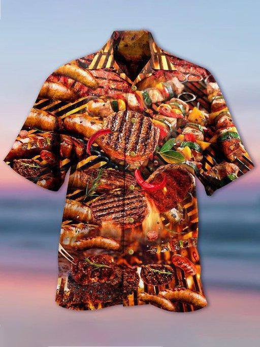 Men's Shirt Collar Abstract Hawaiian Shirt