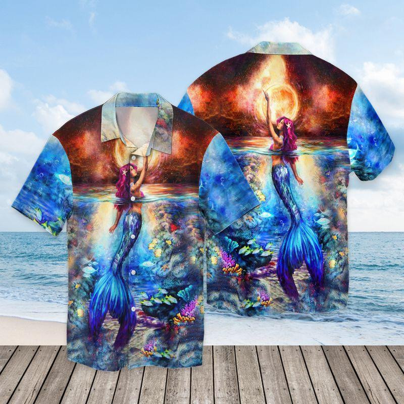 Mermaid Hawaiian Shirt