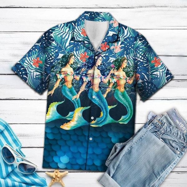 Mermaid Hawaiian Shirt