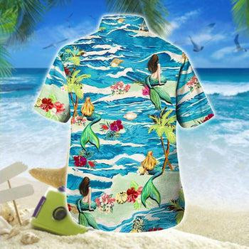 Mermaid On The Beach Hawaiian Shirt