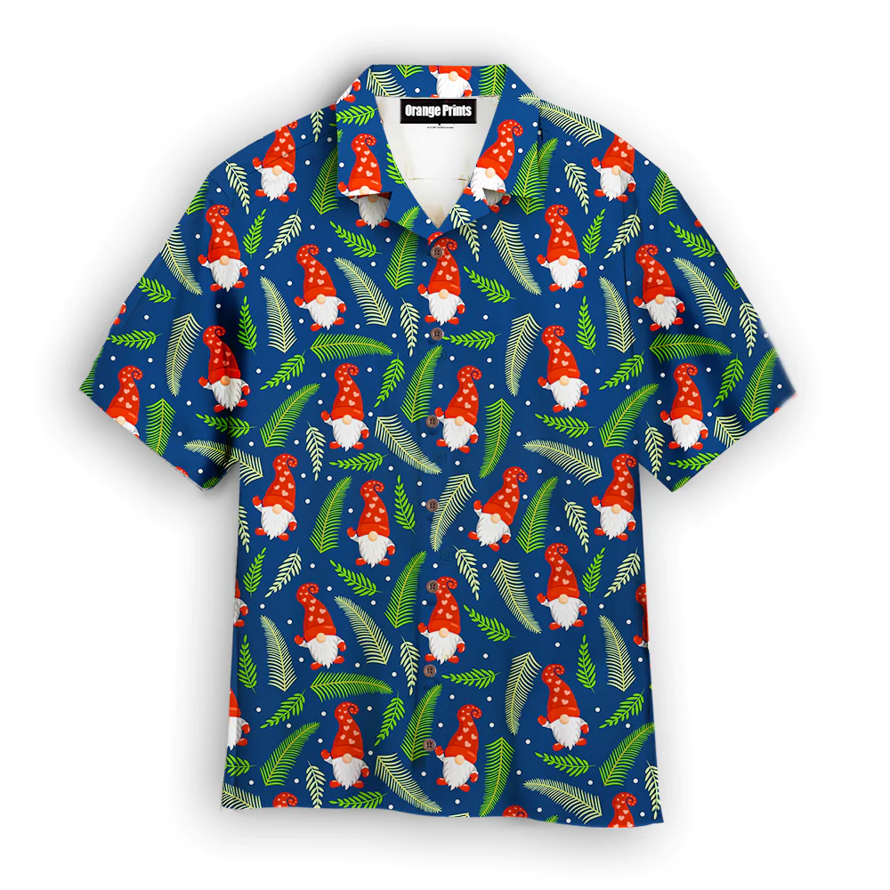 Merry Christmas And With Gnomes Hawaiian Shirt
