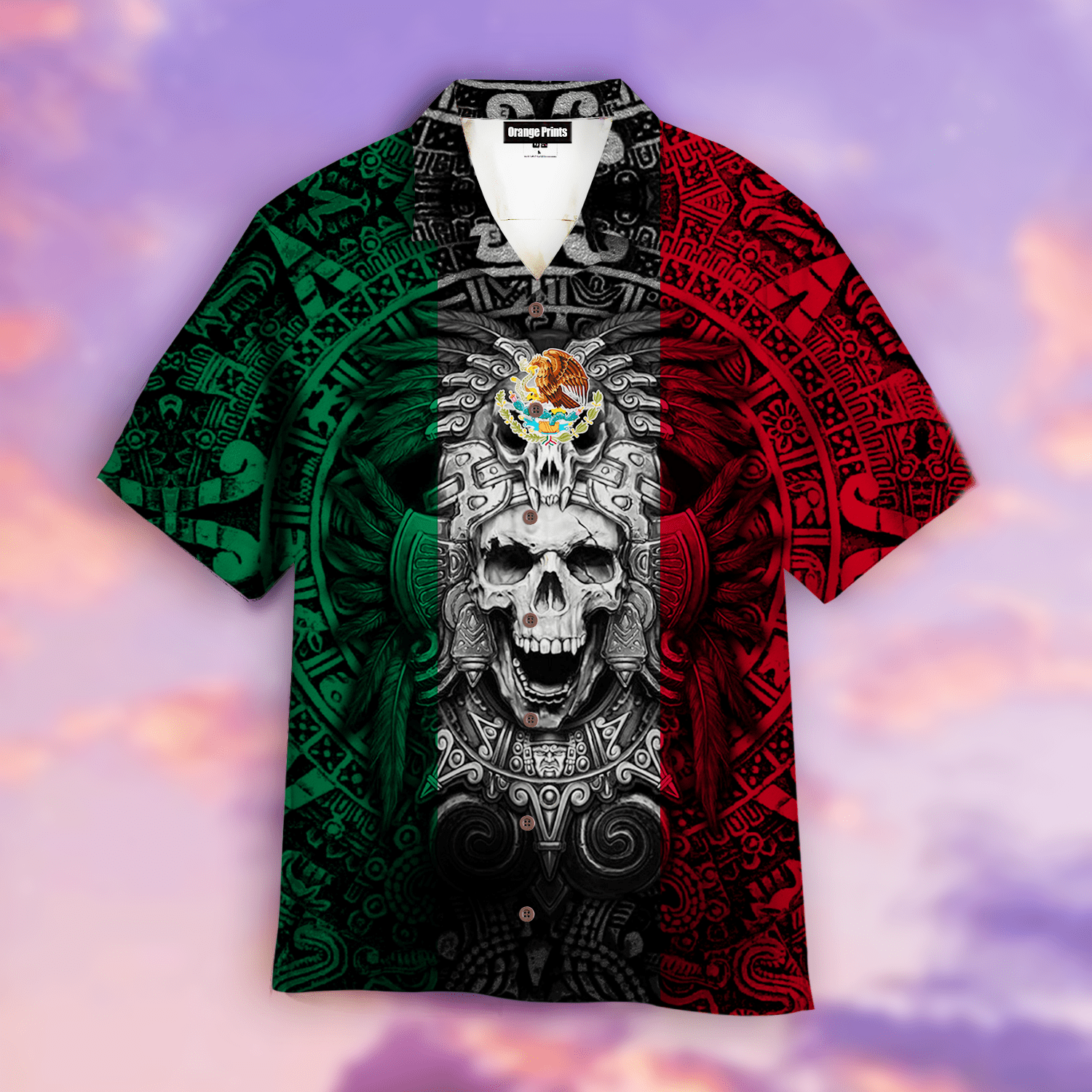 Mexican Aztec Warrior Hawaiian Shirt