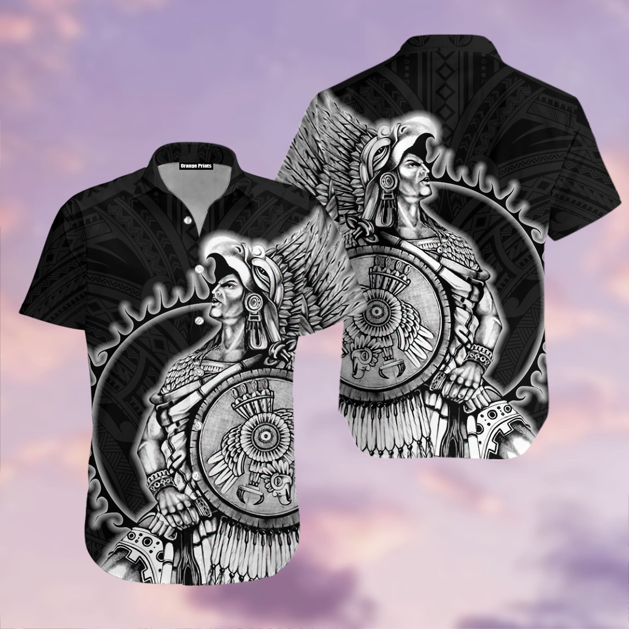 Mexican Aztec Warrior Hawaiian Shirt