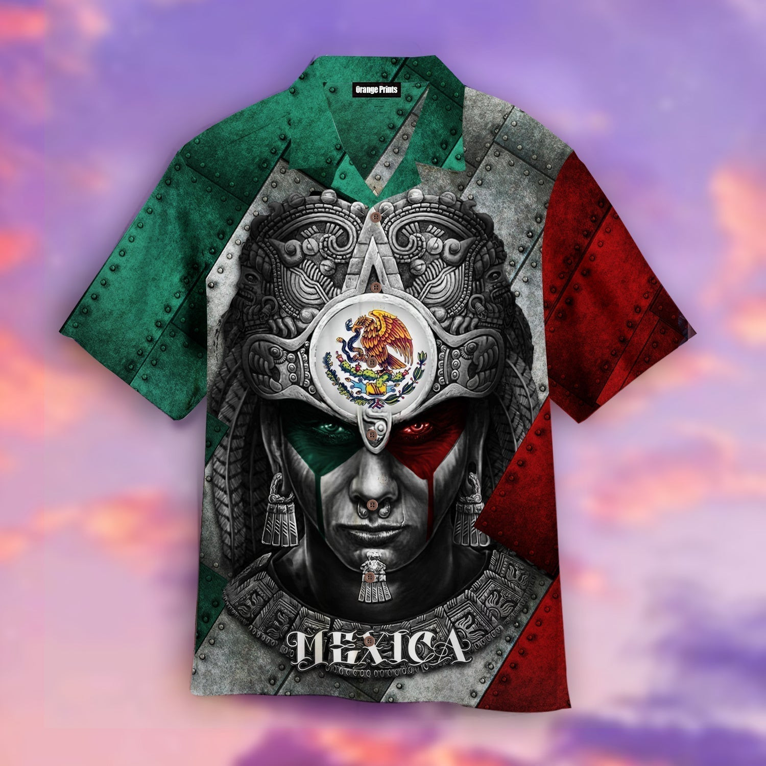 Mexican Aztec Warrior Hawaiian Shirt
