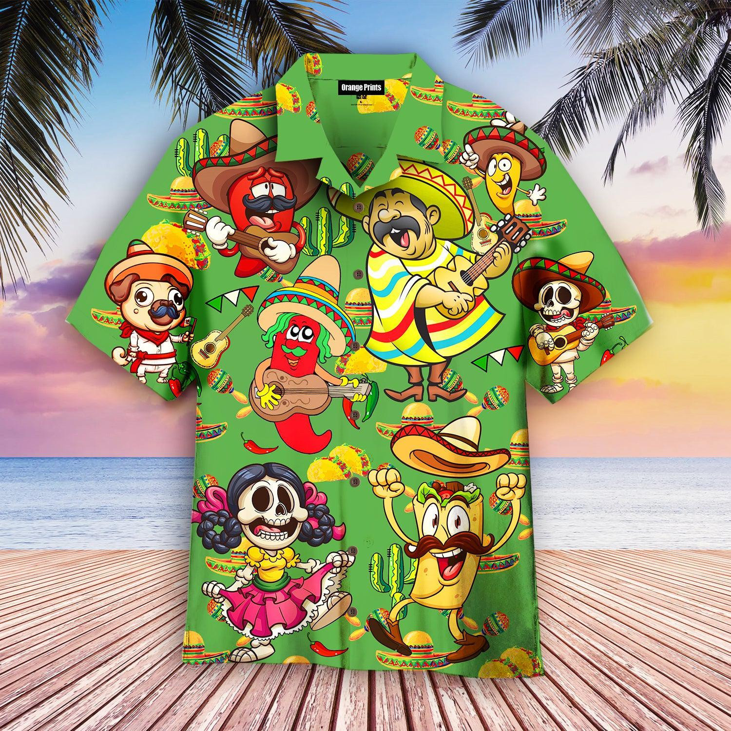 Mexican Festival Taco Hawaiian Shirt