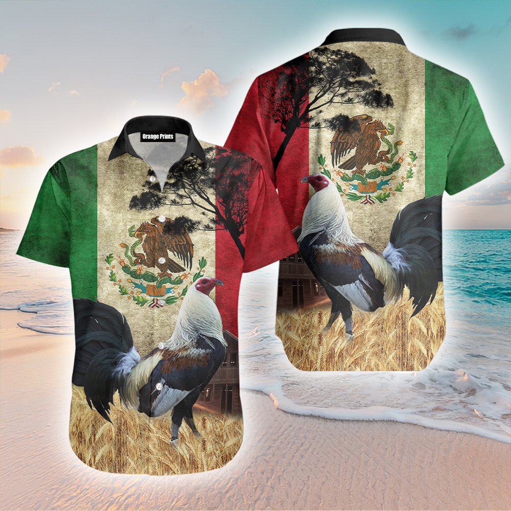 Mexican Rooster Hawaiian Shirt
