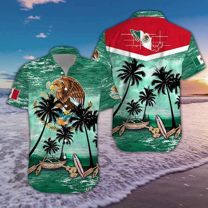 Mexico Palm Tree Hawaiian Shirt