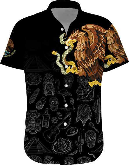 Mexico Pattern Hawaiian Shirt