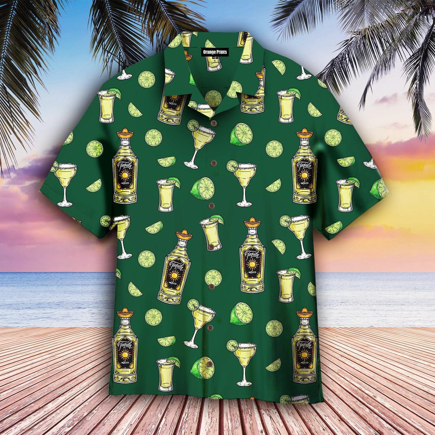 Mexico Tequila Bottle Hawaiian Shirt