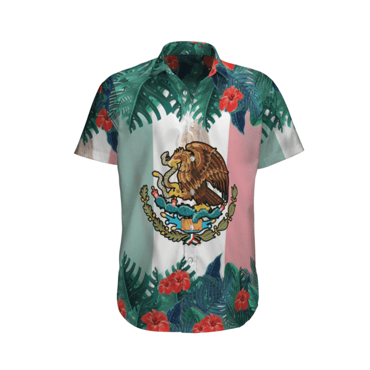 Mexico Tropical Flower Hawaiian Shirt