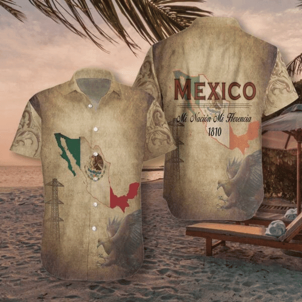Mi Nacion Mi Herencia Mexico Hawaiian Shirt