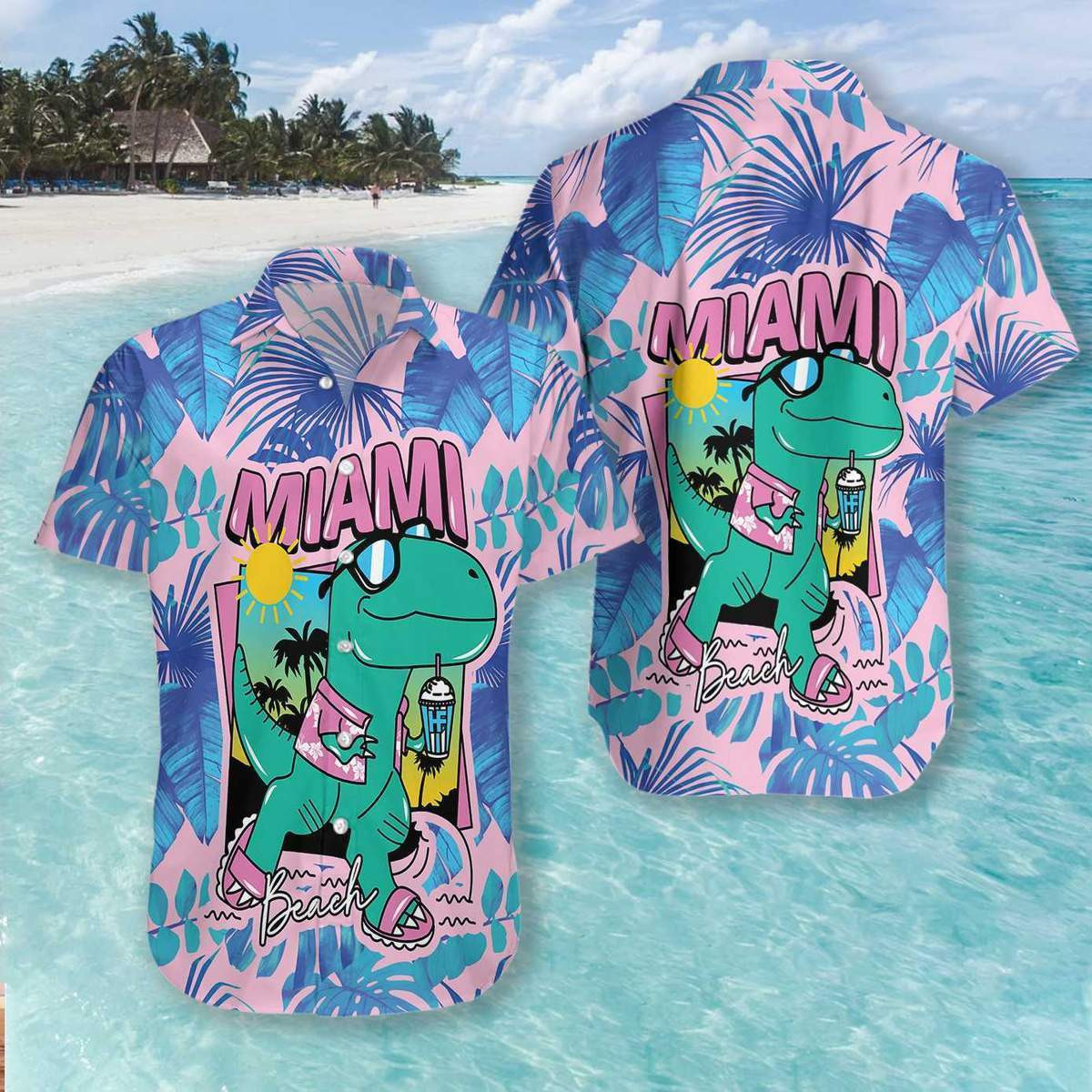 Miami South Beach Cool Hawaiian Shirt