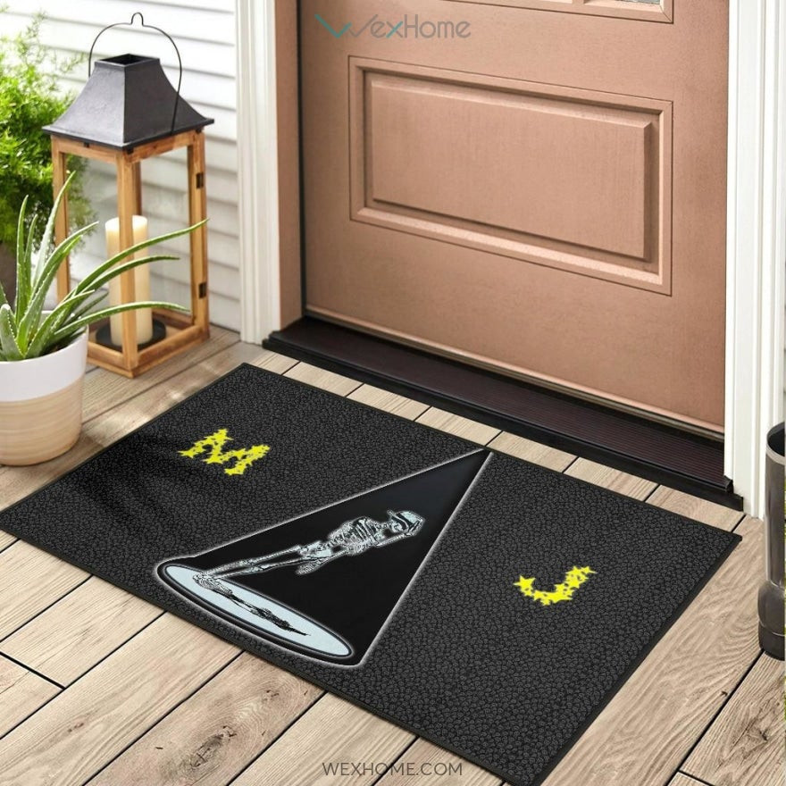 Michael Jackson MJ Skeleton Dancing Rubber Doormat Home Decor - Image 3
