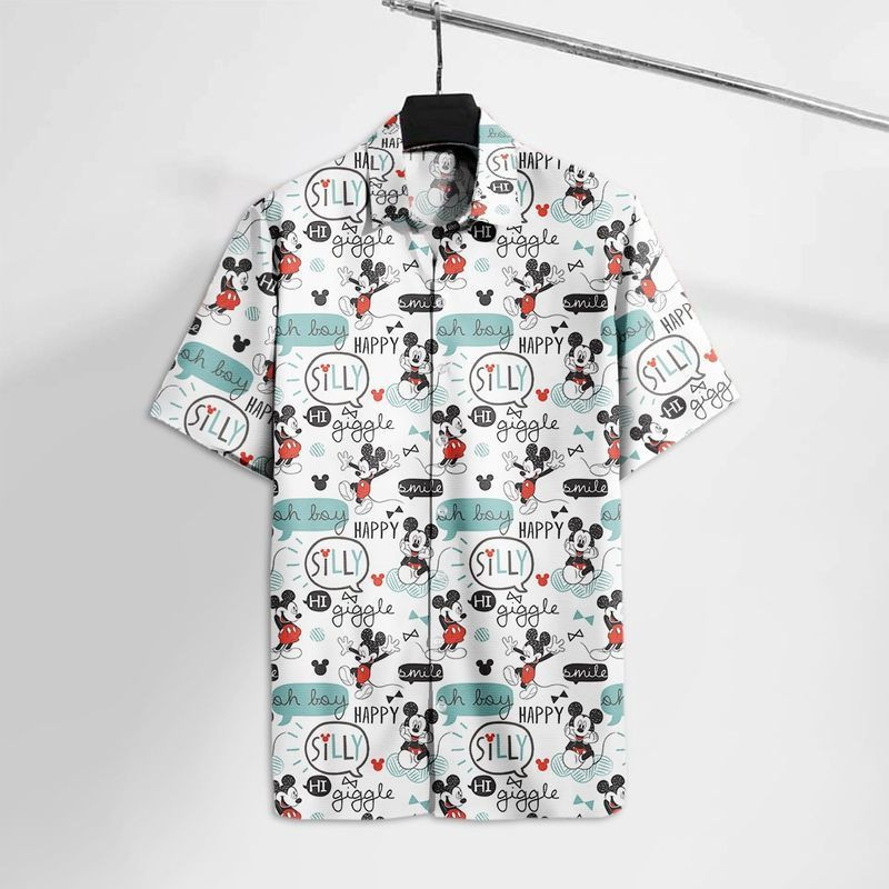 Mickey Mouse Oh Boy Happy Silly Movies Disney Hawaiian Shirt