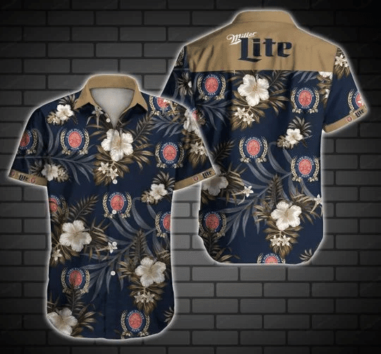 Miller Lite Hawaiian Shirt