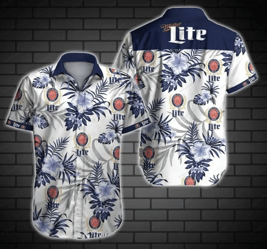 Miller Lite Iii Hawaiian Shirt