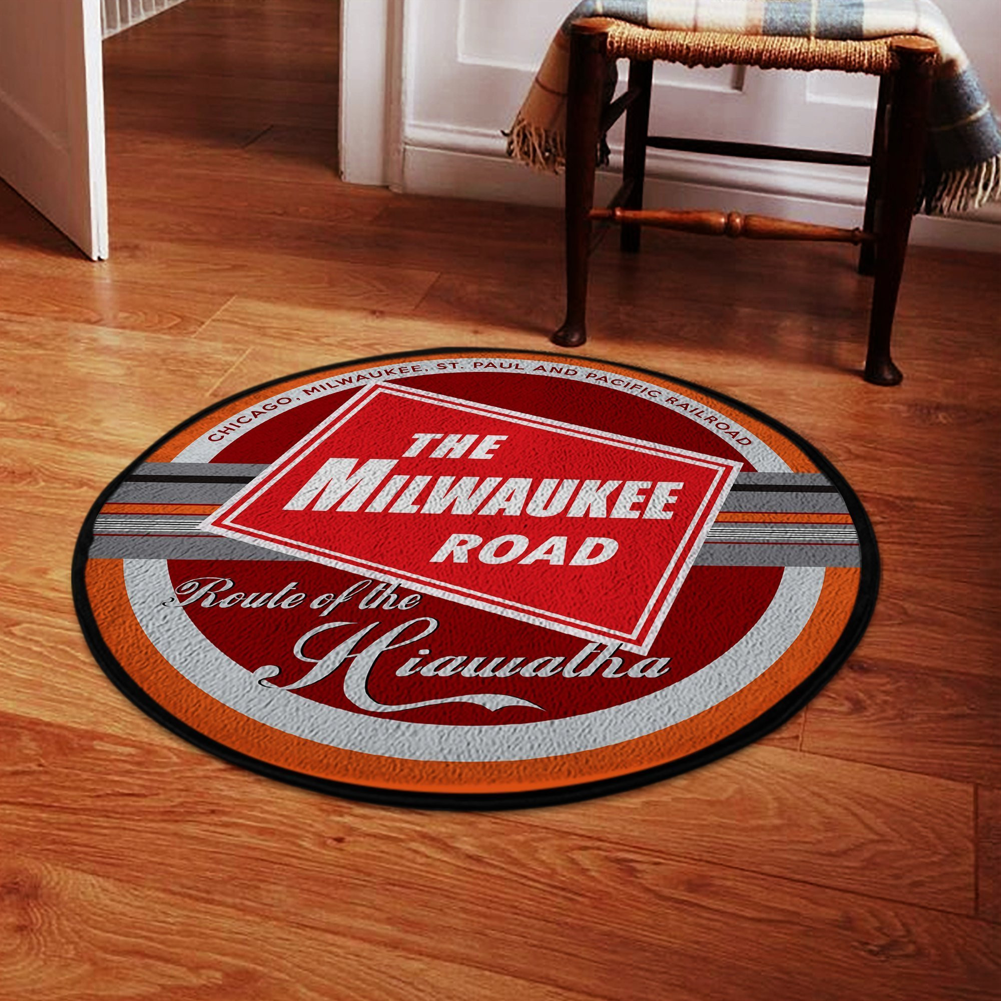 Milwaukeeroad Round Rug Carpet Bedroom Livingroom Home Decor