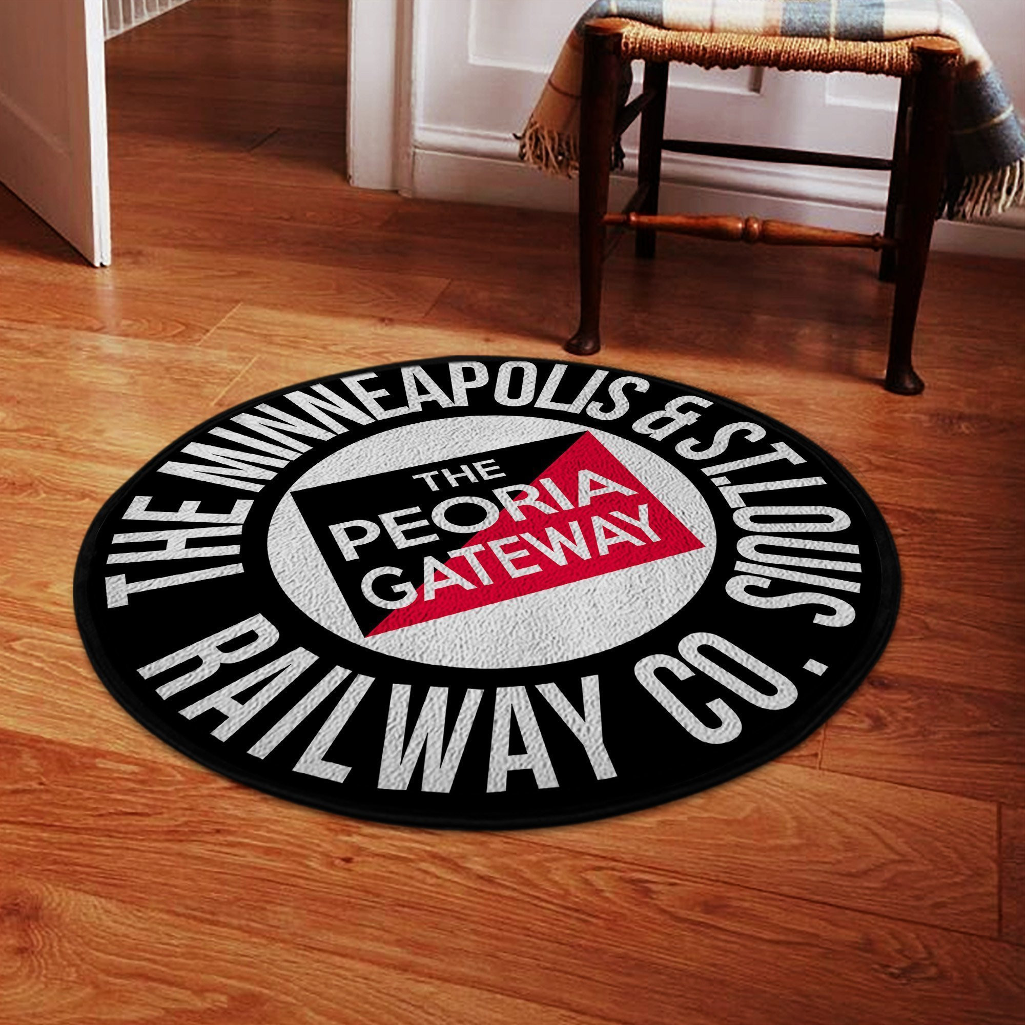Minneapolis Round Rug Carpet Bedroom Livingroom Home Decor