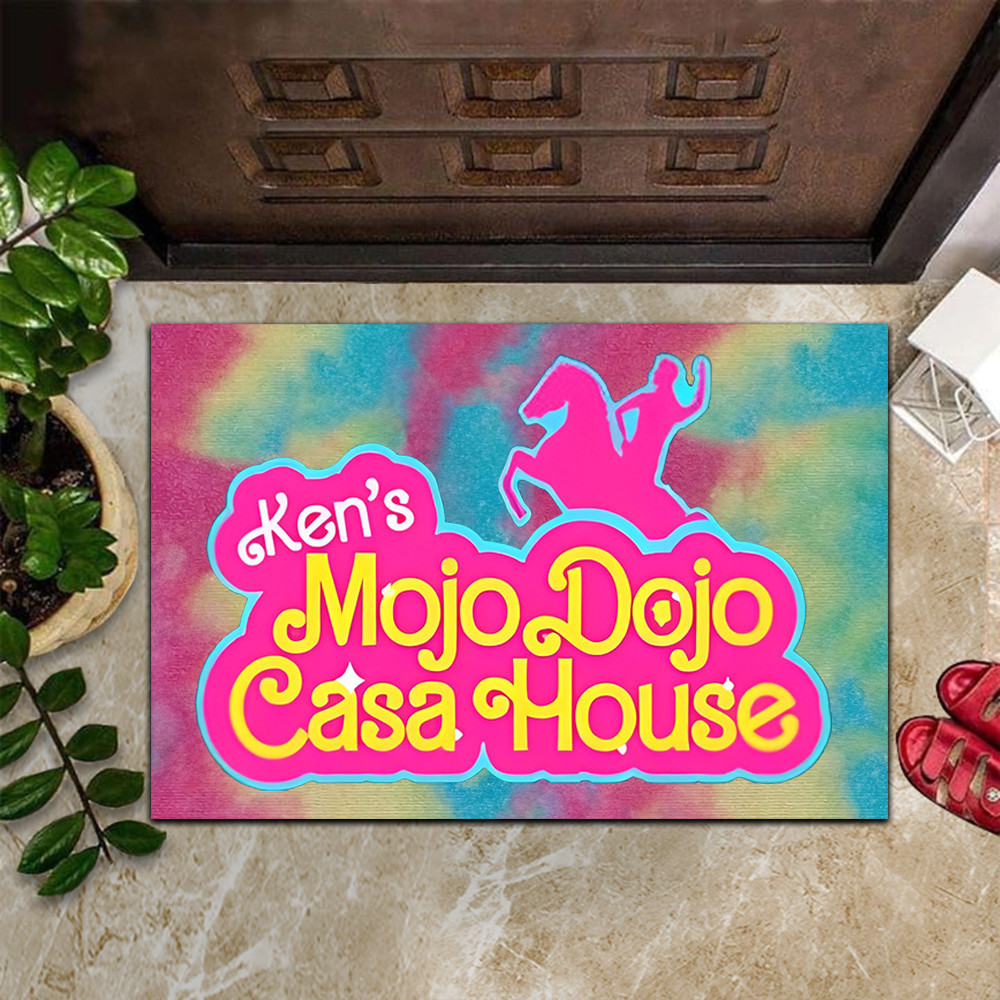 Mojo Dojo Casa House Rubber Doormat Cowboy Western Kens Mojo Dojo Casa House Merch