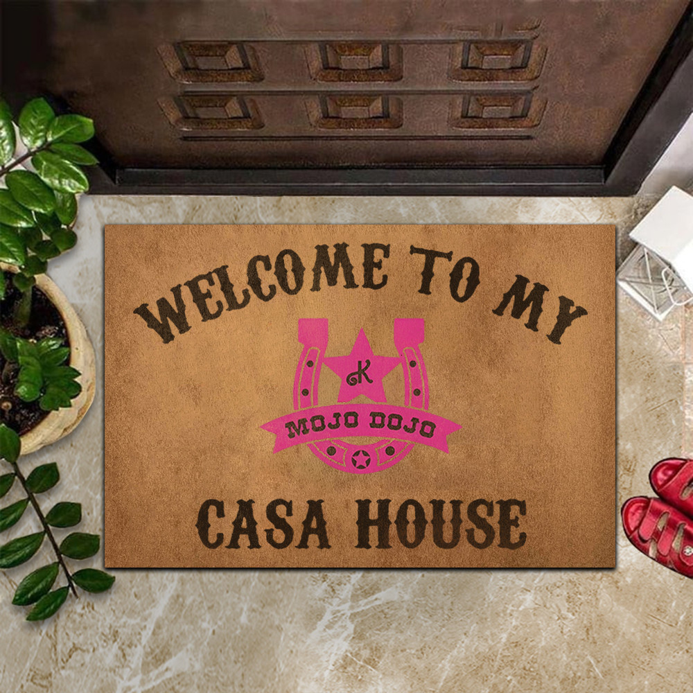 Mojo Dojo Casa House Rubber Doormat I Am Kenough Welcome To My Mojo Dojo Casa House Merch