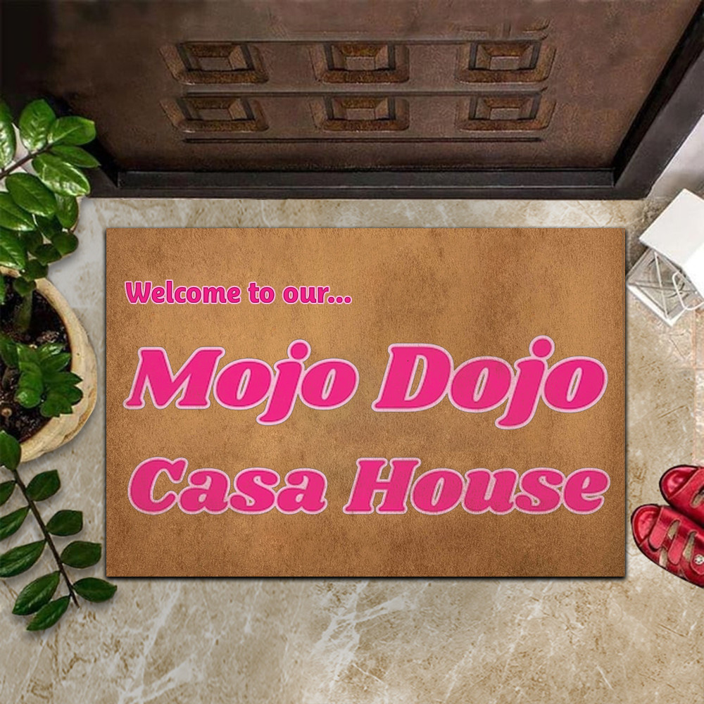 Mojo Dojo Casa House Rubber Doormat Welcome To Our Mojo Dojo Casa House Home Decor Merch