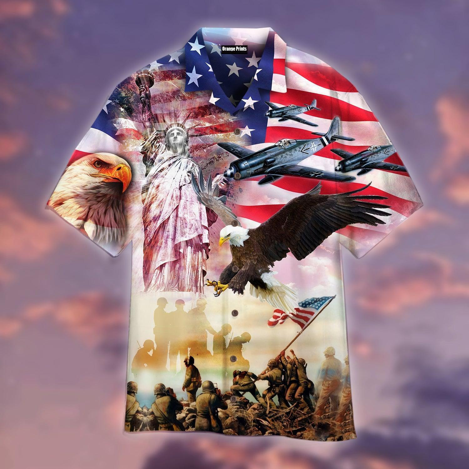 Momerial Day Honor The Fallen Hawaiian Shirt