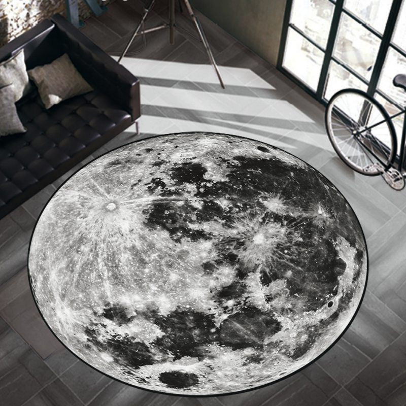 Moon Round Rug Carpet Bedroom Livingroom Home Decor