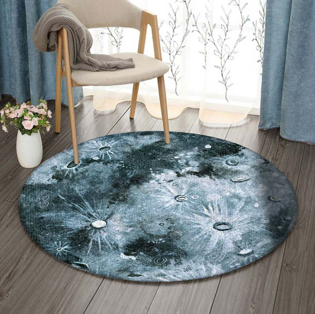 Moon Round Rug Carpet Bedroom Livingroom Home Decor