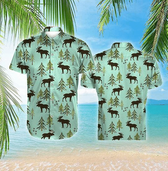 Moose Hawaiian Shirt
