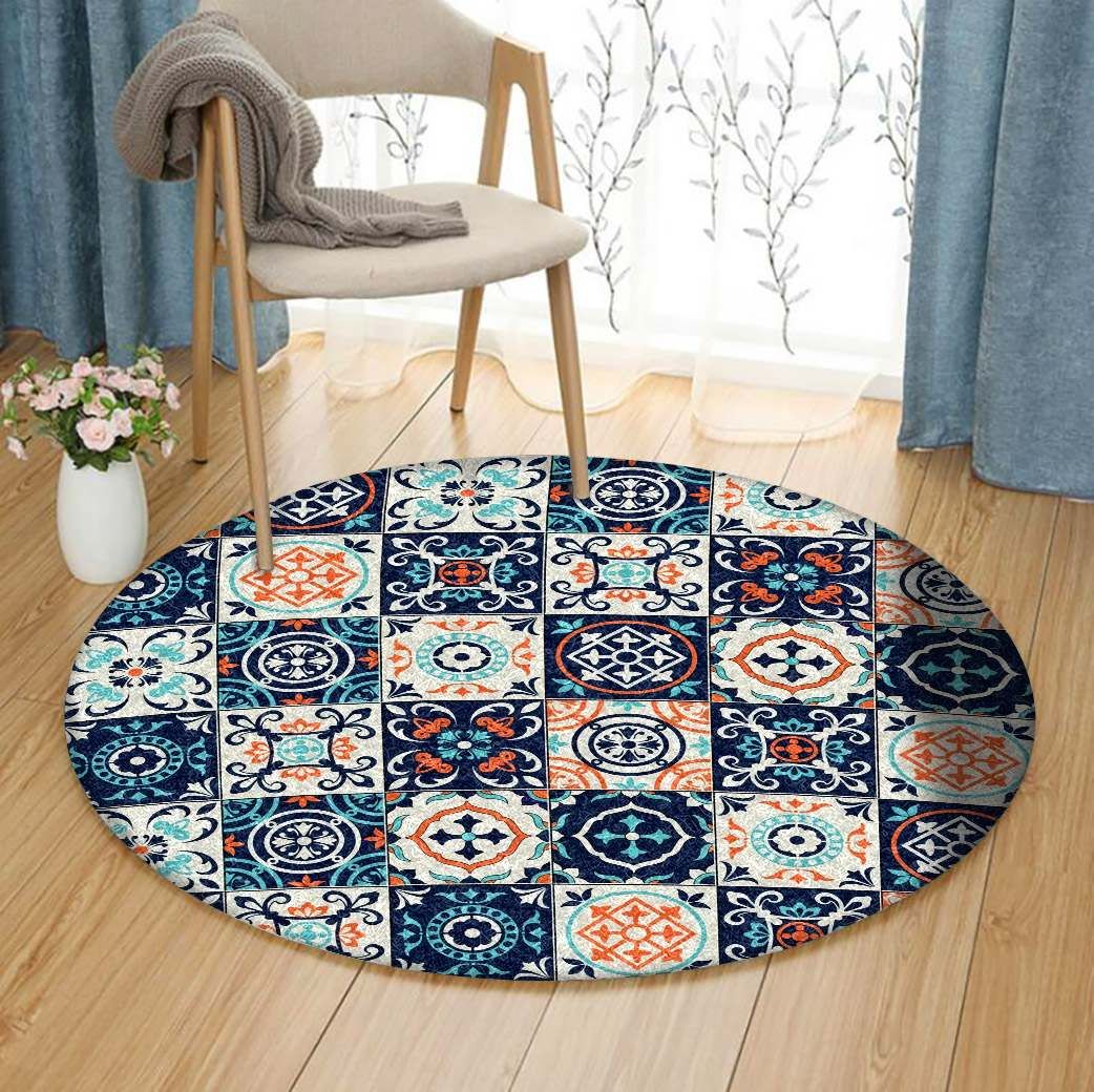 Moroccan Round Rug Carpet Bedroom Livingroom Home Decor