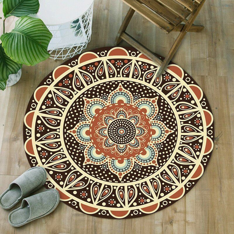 Morocco Round Rug Carpet Bedroom Livingroom Home Decor