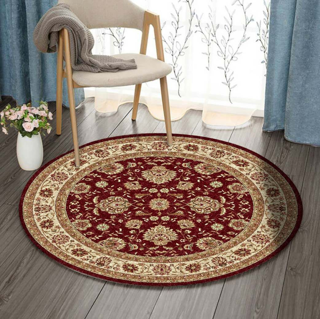 Morrocan Boho Round Rug Carpet Bedroom Livingroom Home Decor
