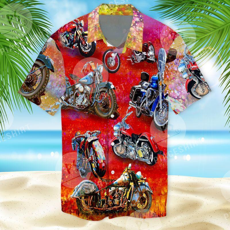 Motobike Hawaiian Shirt
