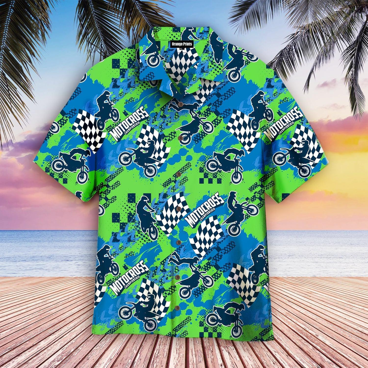 Motocross Championship Hawaiian Shirt