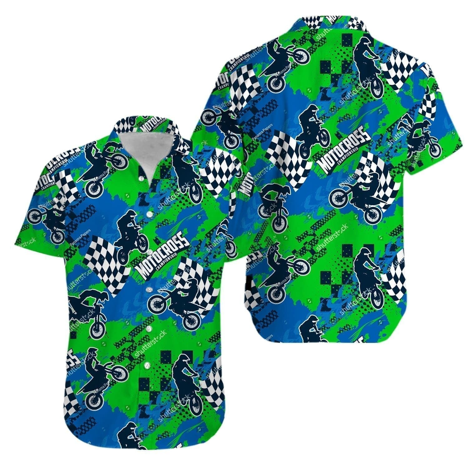 Motocross Hawaiian Shirt