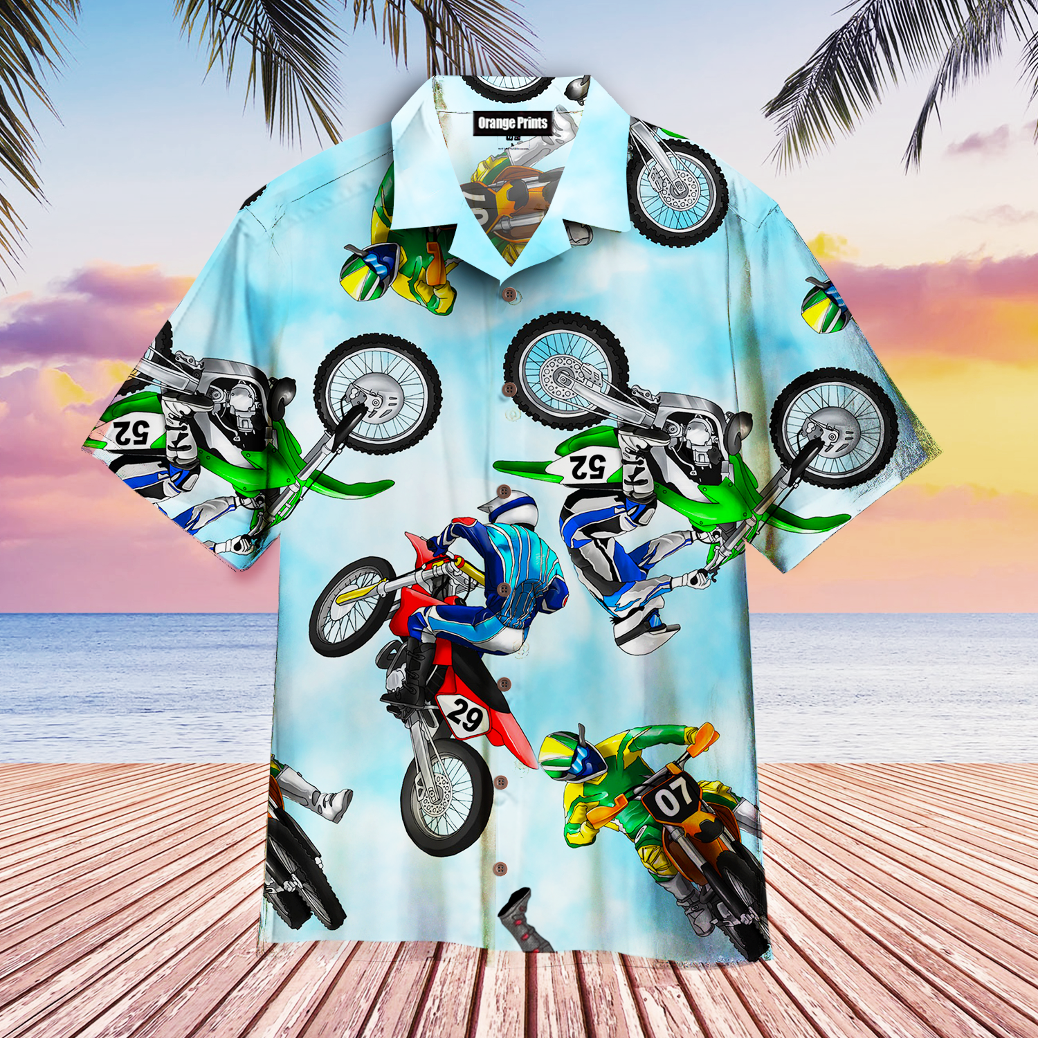 Motocross Hawaiian Shirt